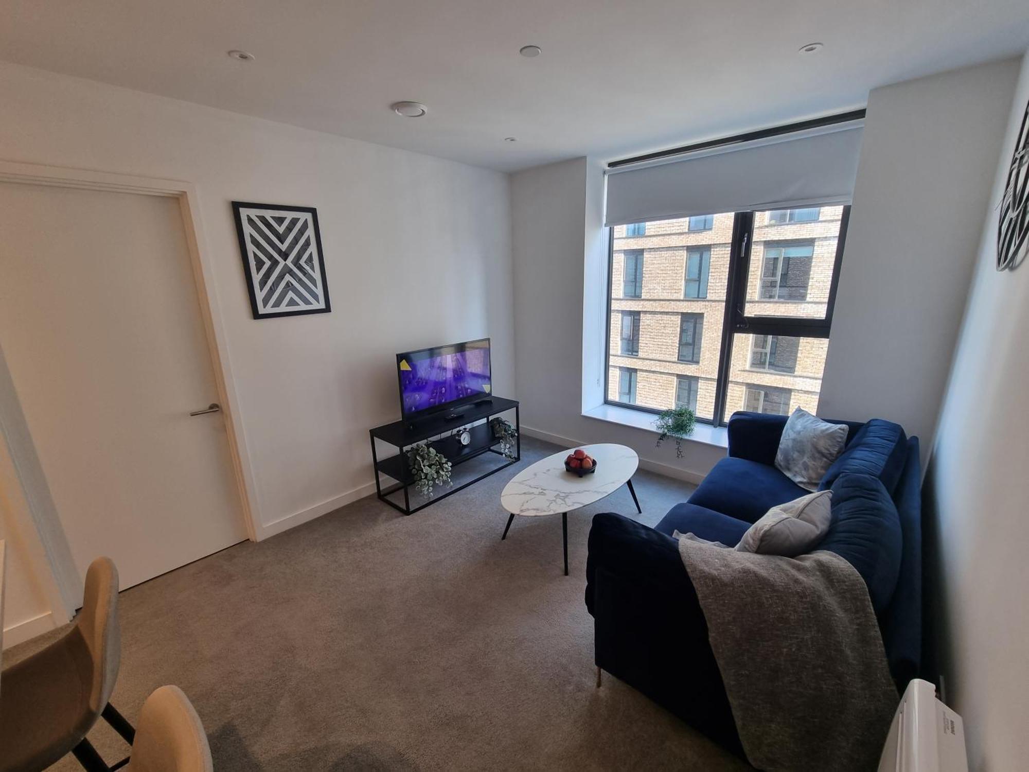 Trafford Modern 1 Bed With Cinema Apartment Manchester
